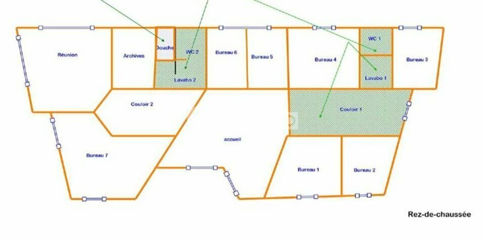 Bureau dans Guidel à louer - Plan d’étage – Image 2 sur 9