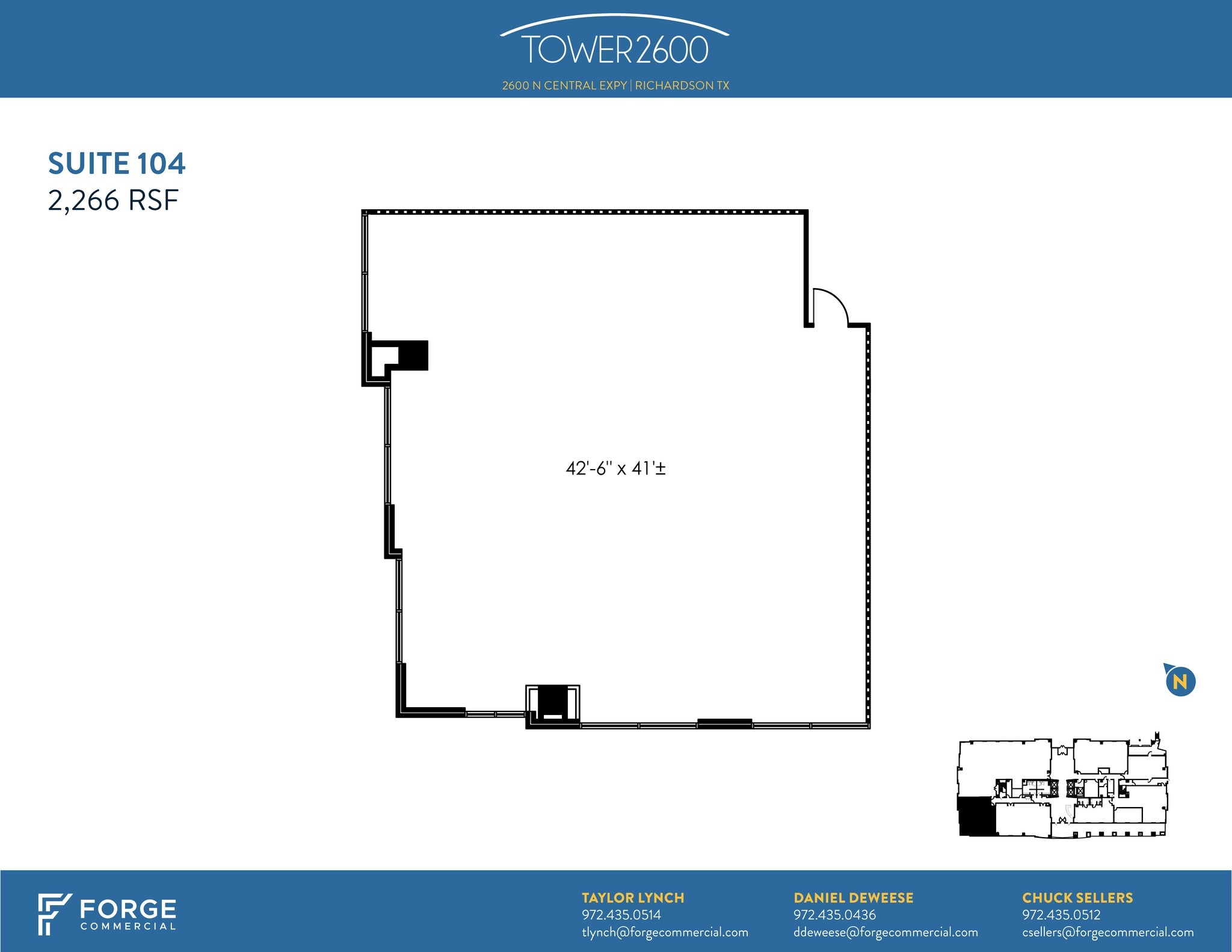 2600 N Central Expy, Richardson, TX à louer Plan d’étage– Image 1 sur 1