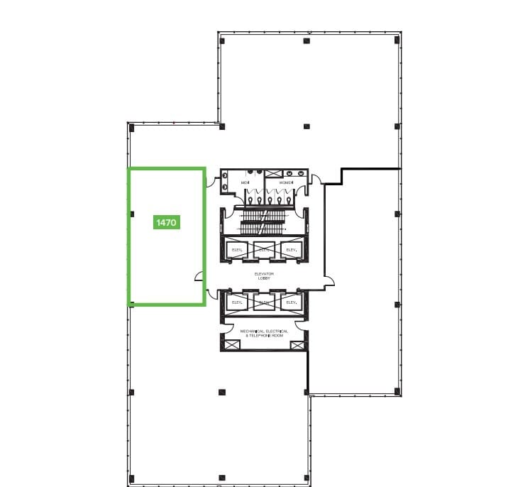 10130 103 St NW, Edmonton, AB à louer Plan d’étage– Image 1 sur 1