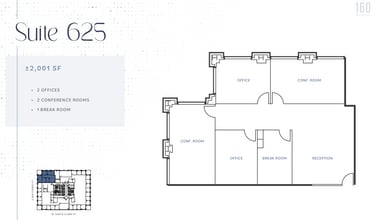 160 W Santa Clara St, San Jose, CA à louer Plan d’étage– Image 1 sur 1