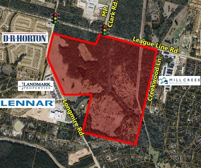 7800 Longmire Rd, Conroe, TX à vendre - Plan cadastral – Image 2 sur 10