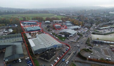 Souterford Ave, Inverurie, ABD - Vue aérienne vue de carte