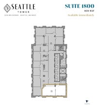 1218 3rd Ave, Seattle, WA à louer Plan d’étage– Image 1 sur 1