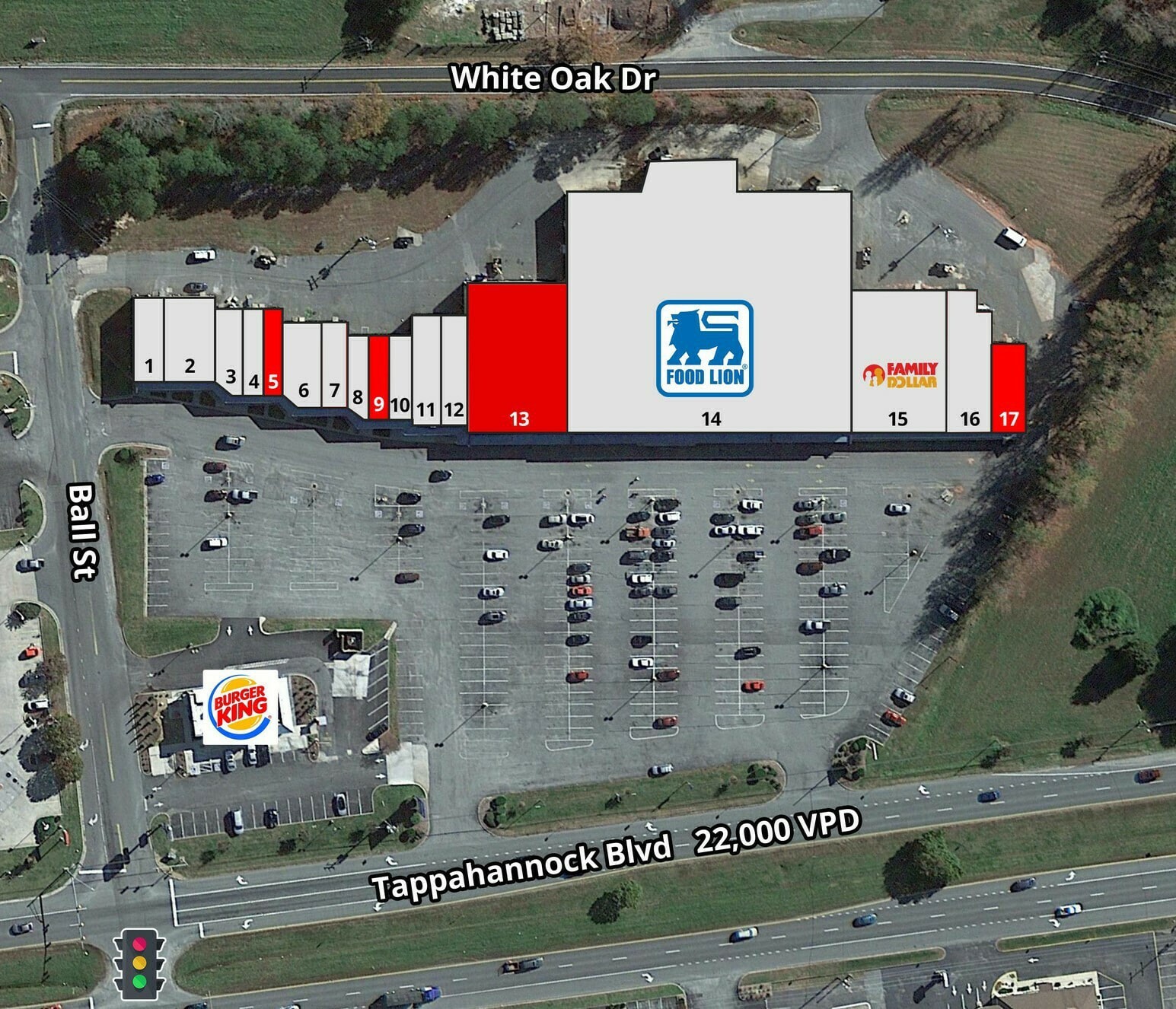 1856 Tappahannock Blvd, Tappahannock, VA à louer Plan de site– Image 1 sur 1