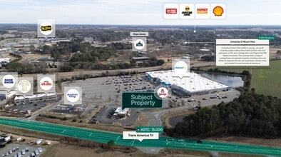 306 NC Highway 55 W, Mount Olive, NC - Vue aérienne  vue de carte - Image1