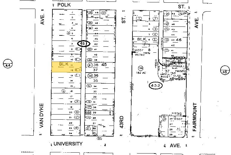 4055 Van Dyke Ave, San Diego, CA à vendre - Plan cadastral – Image 2 sur 2