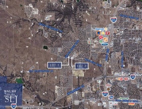 Chapel Creek Boulevard & Westpoint Blvd, Fort Worth, TX - VUE AÉRIENNE  vue de carte