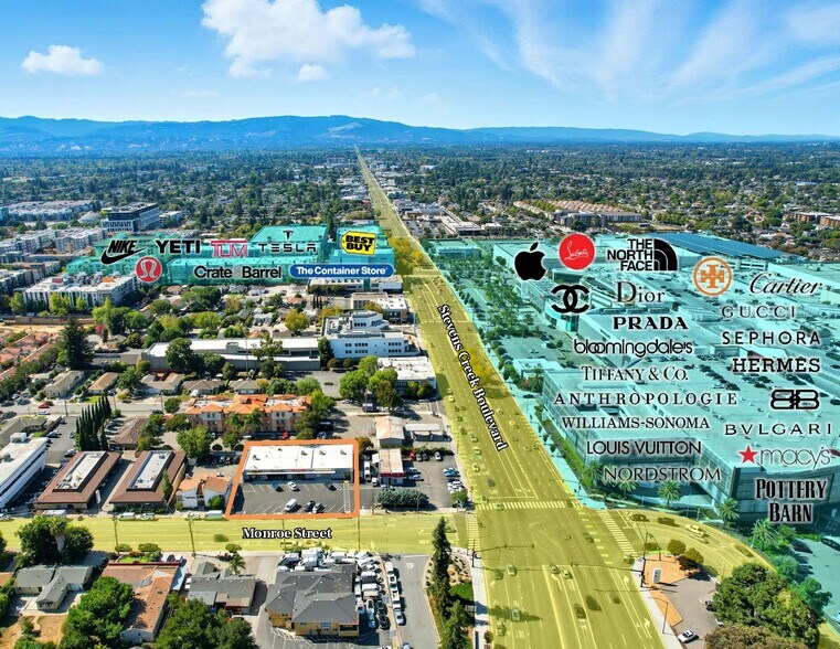 319-325 Monroe St, San Jose, CA à louer - Aérien – Image 1 sur 6