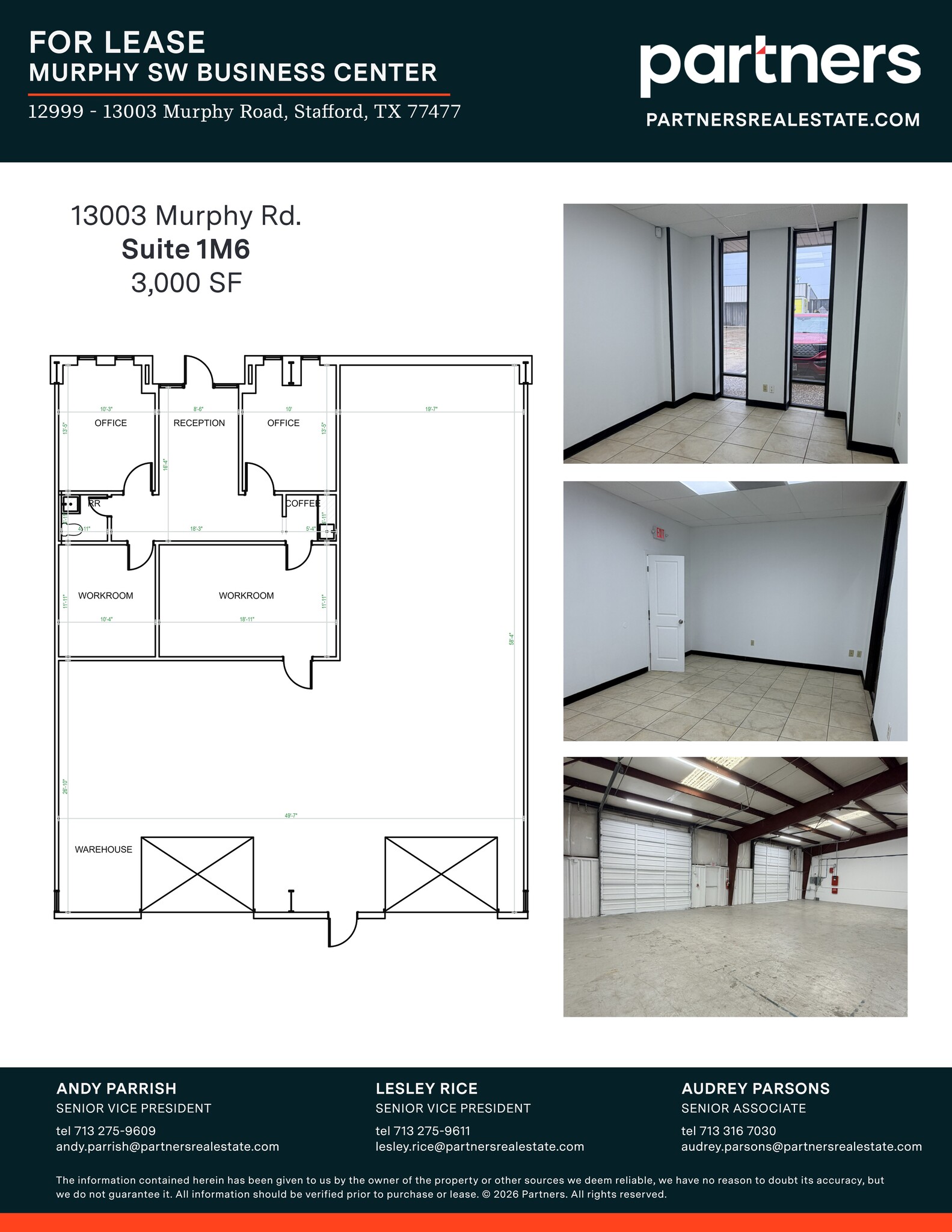 12999-13003 Murphy Rd, Stafford, TX à louer Plan de site– Image 1 sur 6