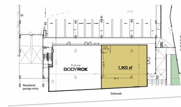 2455 Overland Ave, Los Angeles, CA à louer Plan d’étage– Image 1 sur 1