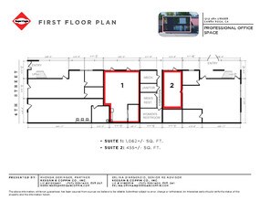 1212 4th St, Santa Rosa, CA à louer Plan d’étage– Image 1 sur 2