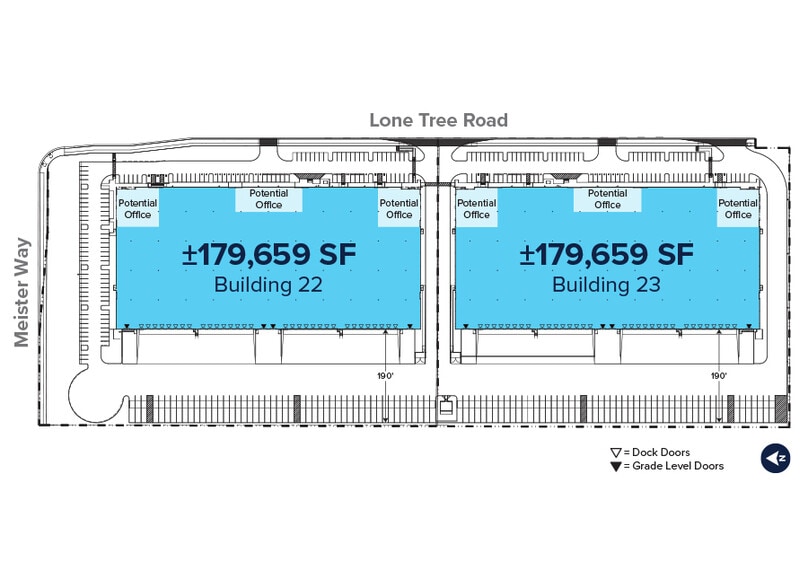 Lone Tree Rd & Meister Way, Sacramento, CA à louer - Plan de site – Image 2 sur 3