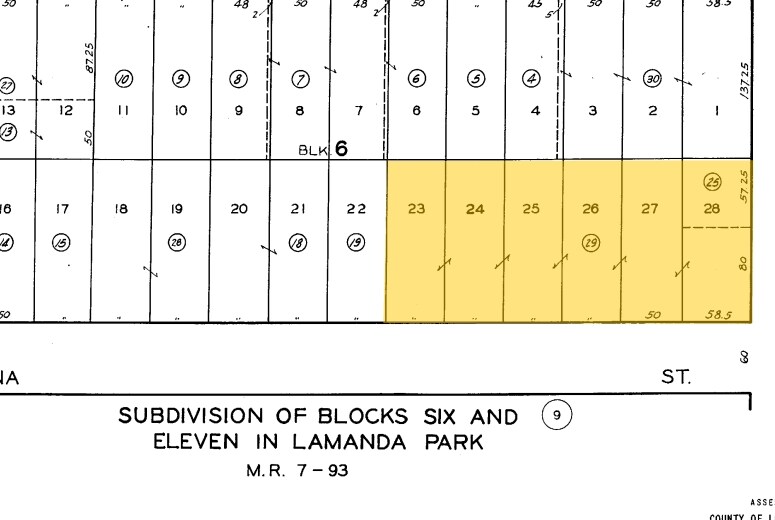73-75 N Vinedo Ave, Pasadena, CA à louer - Plan cadastral – Image 2 sur 6