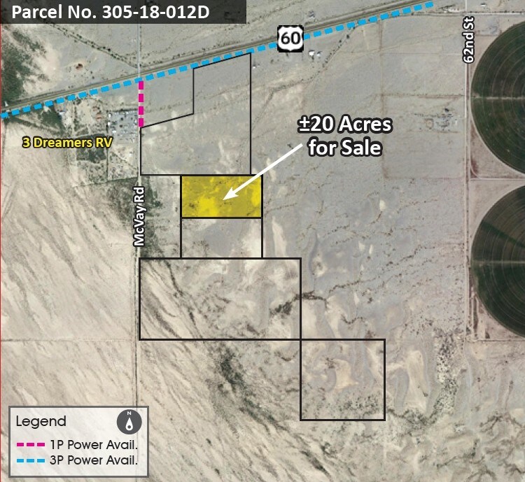 US-60 & McVay Rd, Bouse, AZ à vendre Photo de l’immeuble– Image 1 sur 3