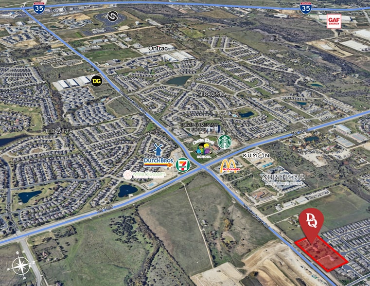 2561 Westinghouse Rd, Georgetown, TX à vendre - Aérien – Image 2 sur 3