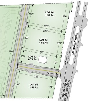 Plus de détails pour Lot 4 5617 Louisville rd, Bowling Green, KY - Terrain à vendre