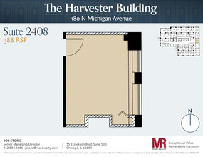 180 N Michigan Ave, Chicago, IL à louer Plan d’étage– Image 1 sur 2