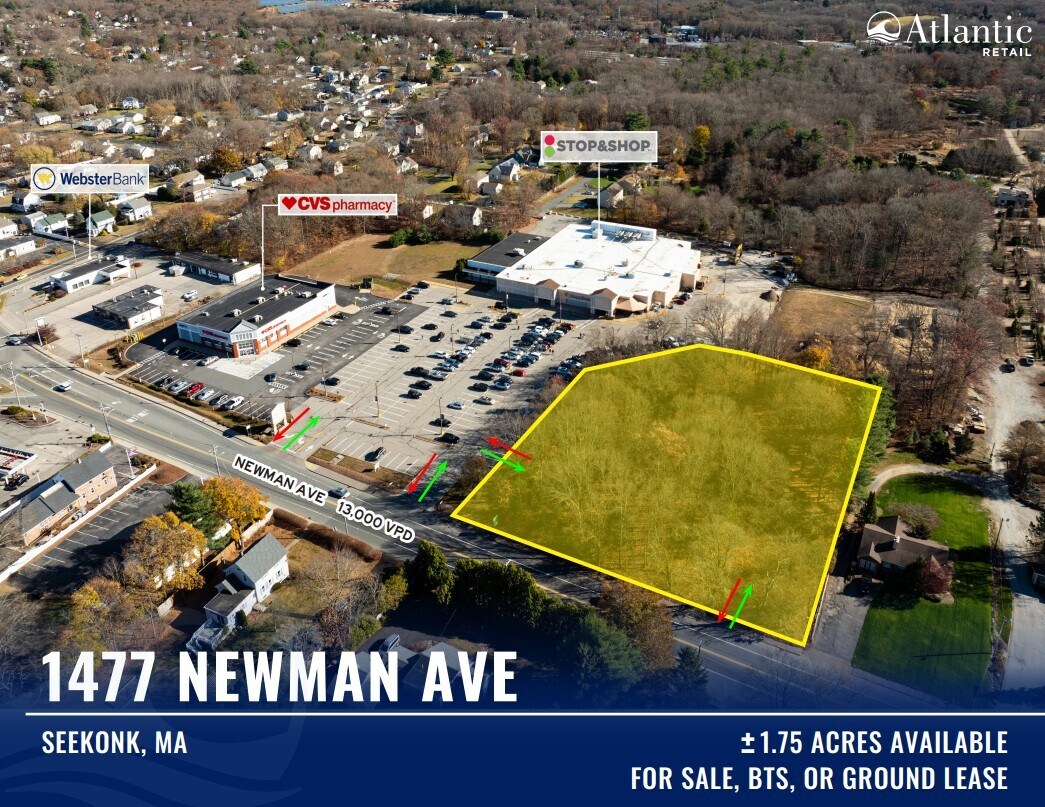 1477 Newman Ave, Seekonk, MA à vendre Photo de l’immeuble– Image 1 sur 5