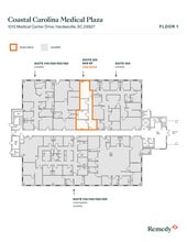1010 Medical Center Dr, Hardeeville, SC à louer Plan d’étage– Image 1 sur 1