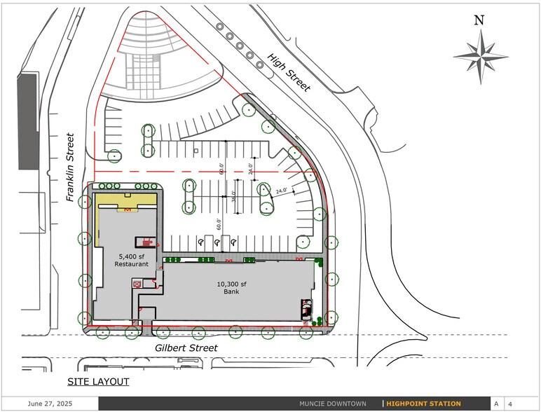309 N High St, Muncie, IN à louer - Plan de site – Image 2 sur 3