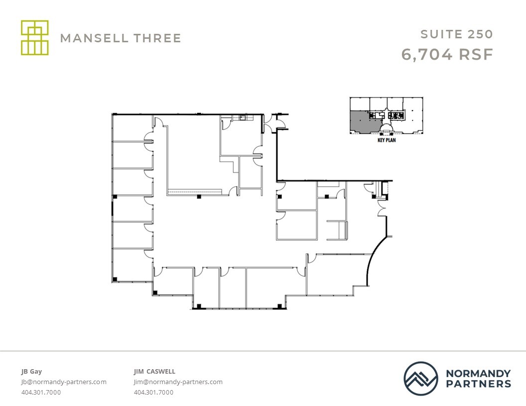 3600 Mansell Rd, Alpharetta, GA à louer Plan d’étage– Image 1 sur 1