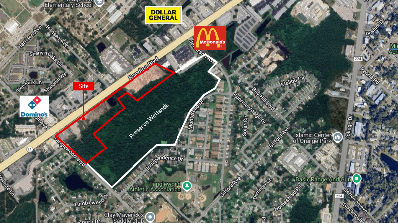 1201 Blanding Blvd, Orange Park, FL à vendre - Aérien – Image 2 sur 3