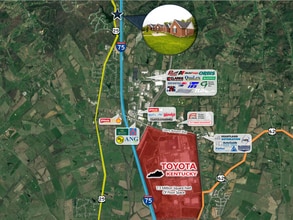 3107 Cincinnati Rd, Georgetown, KY - Vue aérienne  vue de carte