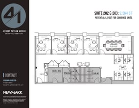 41 W Putnam Ave, Greenwich, CT à louer Plan d’étage– Image 1 sur 2