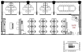 1 N Wacker, Chicago, IL à louer Plan d’étage– Image 1 sur 9