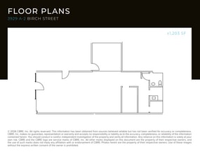 2000-2026 Quail St, Newport Beach, CA à louer Plan d’étage– Image 1 sur 1