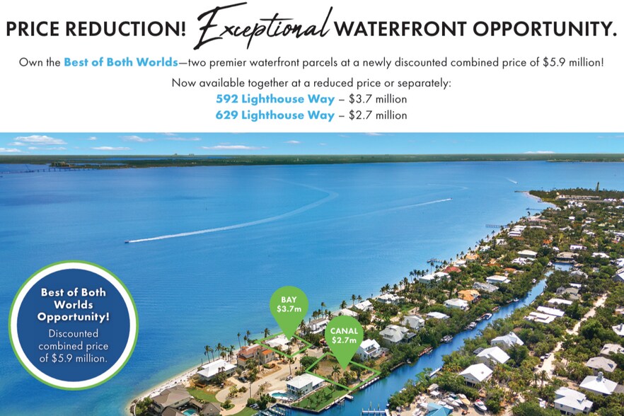 Sanibel Island, Two Lighthouse Way Lots portefeuille de 2 biens à vendre sur LoopNet.fr - Aérien – Image 1 sur 18
