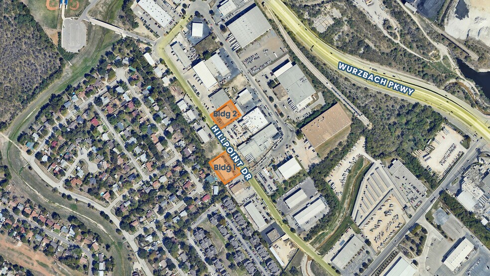 10800-10812 Hillpoint Dr, San Antonio, TX à louer - Aérien – Image 2 sur 2