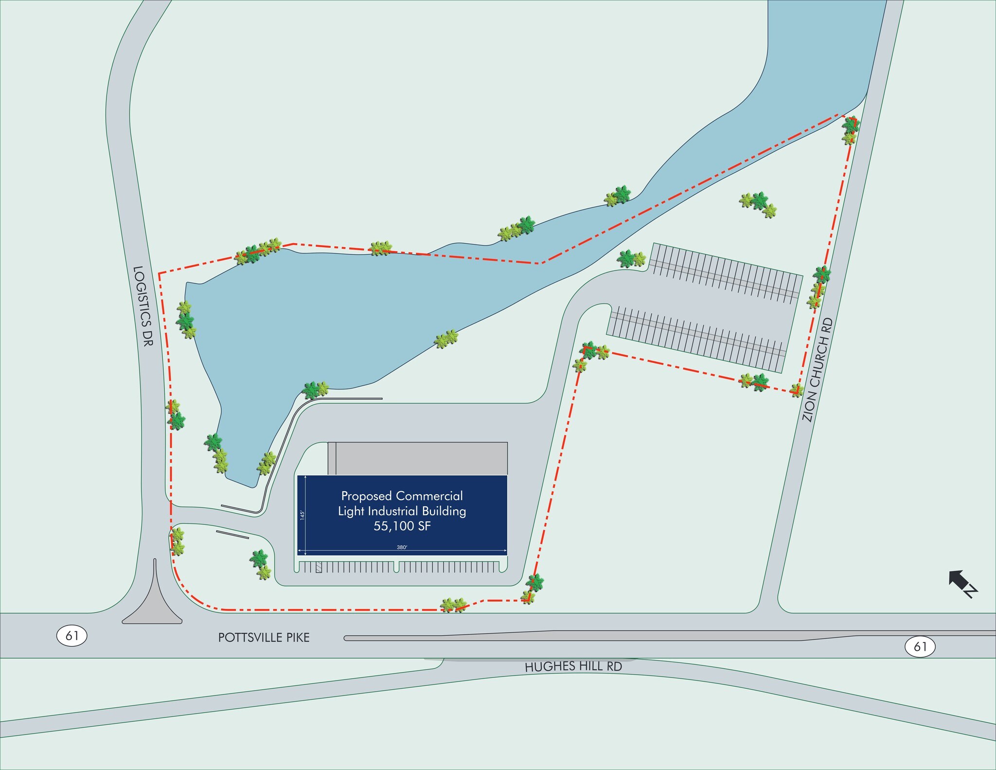 247 Zion Church Rd, Shoemakersville, PA à louer Plan de site– Image 1 sur 1