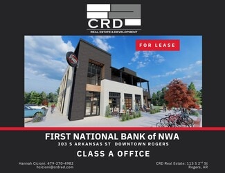 Plus de détails pour 303 S Arkansas St, Rogers, AR - Bureau à louer