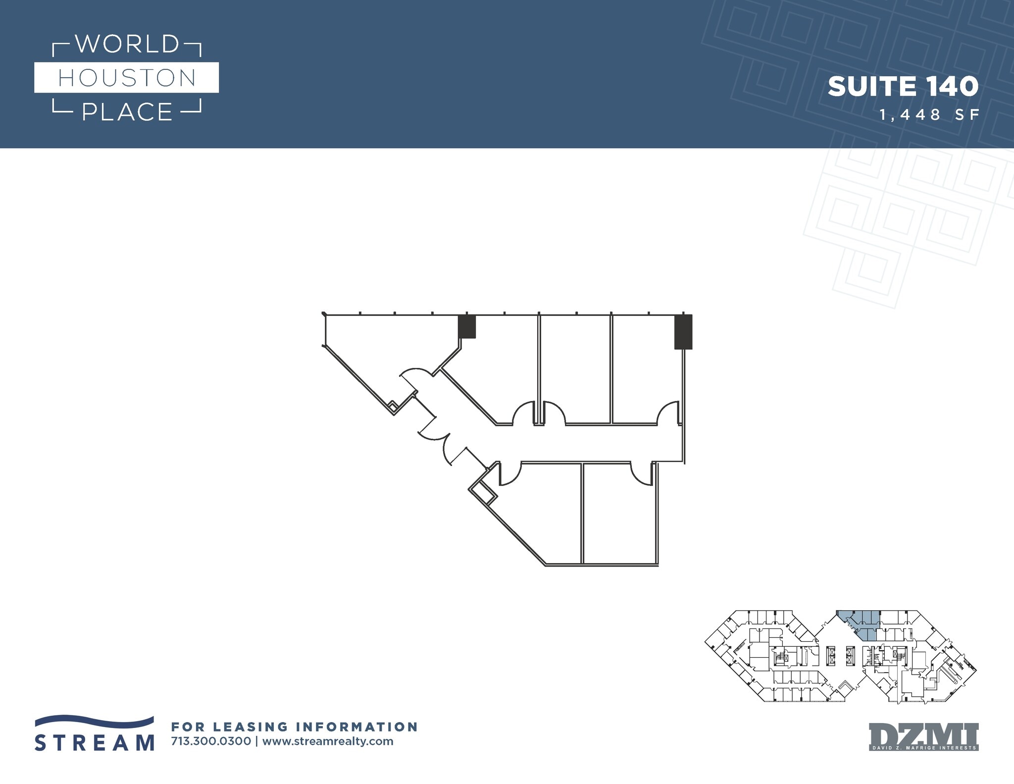 15710 John F Kennedy Blvd, Houston, TX à louer Plan d’étage– Image 1 sur 1