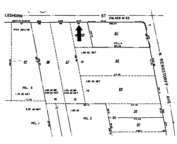 2177 Leghorn St, Mountain View, CA à vendre - Plan cadastral – Image 3 sur 6