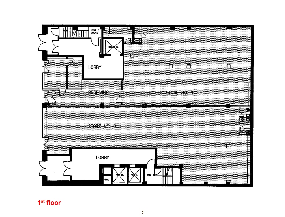 323 W 39th St, New York, NY à louer Plan d’étage– Image 1 sur 1