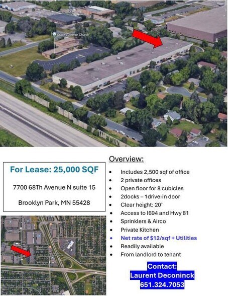 7700 N 68th Ave, Minneapolis, MN à louer - Autre – Image 3 sur 4