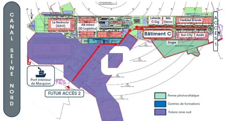 Bureau dans Épinoy à louer - Plan de site – Image 3 sur 12