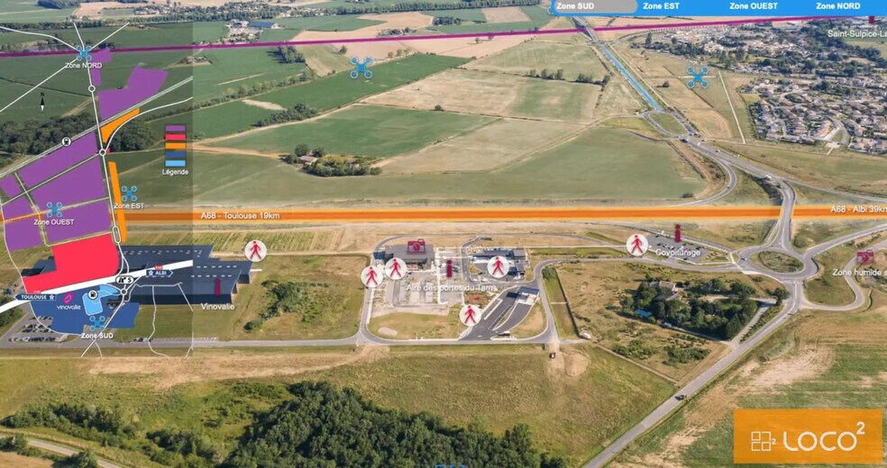 Bureau dans Saint-Sulpice-la-Pointe à vendre - Photo de l’immeuble – Image 2 sur 4