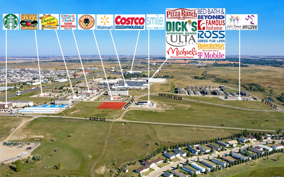 1445 Skyline Way, Bismarck, ND à louer - Aérien – Image 2 sur 3