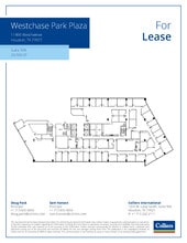 11490 Westheimer Rd, Houston, TX à louer Plan d’étage– Image 1 sur 1