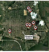 1075 CR 5270, Cleveland, TX - Vue aérienne  vue de carte