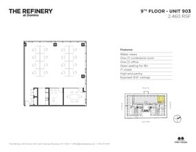 300 Kent Ave, Brooklyn, NY à louer Plan d’étage– Image 2 sur 9