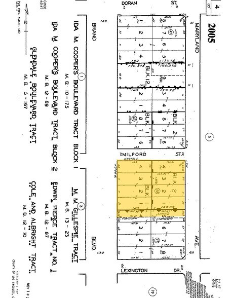 450 N Brand Blvd, Glendale, CA à louer - Plan cadastral – Image 2 sur 2