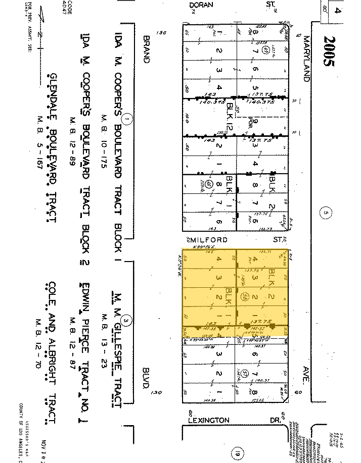 450 N Brand Blvd, Glendale, CA à louer Plan cadastral– Image 1 sur 15