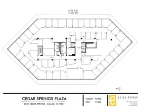 2501 Cedar Springs Rd, Dallas, TX à louer Plan d’étage– Image 1 sur 1