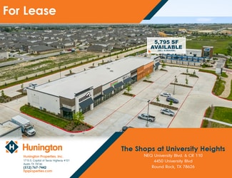 Plus de détails pour 4450 University Blvd, Round Rock, TX - Bureau/Local commercial à louer