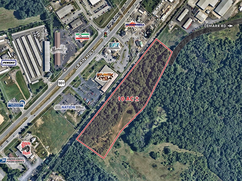 10725 Demarr Rd, White Plains, MD à vendre - Aérien – Image 2 sur 4