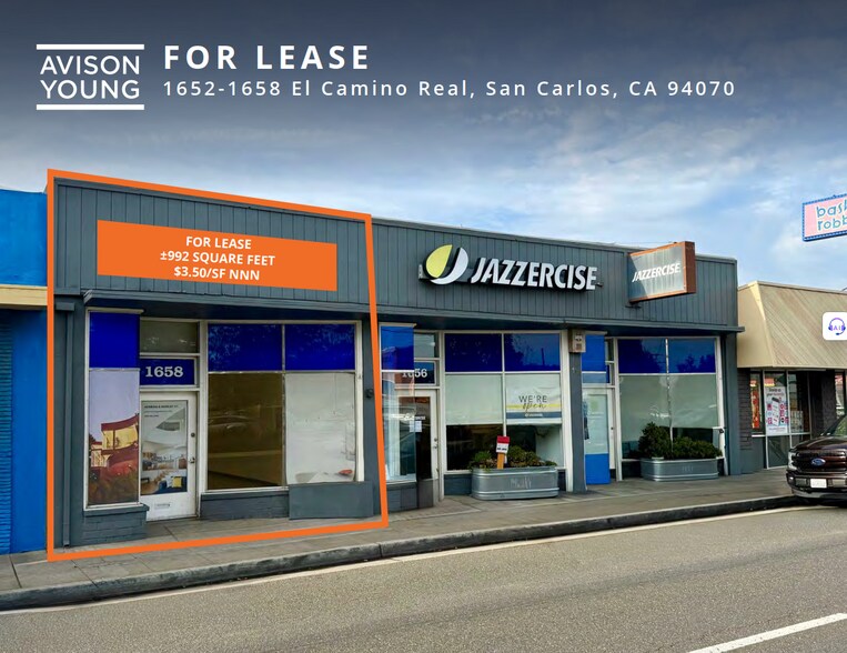 1658 El Camino Real, San Carlos, CA à louer - Photo principale – Image 1 sur 9